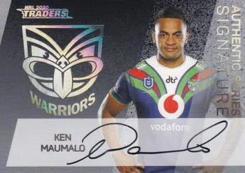 2020 NRL Traders - Authentic Signature #AS 15 Ken Maumalo Front